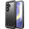 SPORTLINK Cover per Samsung Galaxy S24 Impermeabile Antiurto, Nero | 360 Gradi Full Body Armor Militare Protettiva Custodia Antipolvere Subacquea IP68 con Fotocamera/Schermo Doppia Protezione