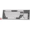 Redragon BK7114 Tastiera Wireless a Basso Profilo, 98 Tasti Slim, Meccanismo a Forbice, Connessione Wireless BT 2.4G, US Layout
