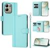 LIAOCY Custodia a Libro Portafoglio per Xiaomi Redmi 17 4G / 5G, Pelle PU con Fibbia Magnetica [9 Scomparti per Carte], Cover Business Antiurto con Supporto, Light Green.