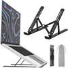 ELLENNE SUPPORTO LAPTOP IN ALLUMINIO 7 POSIZIONI - RAFFREDDAMENTO NERO | ELLENNE - SUPPORTO PC PORTATILE IN LEGA DI ALLUMINIO - 7 POSIZIONI - VENTILAZIONE E RAFFREDDAMENTO LAPTOP TABLET - NERO