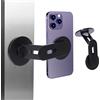 Vexaflow Supporto Telefono, Base Magnetica per Laptop e Telefono, Struttura Regolabile 3D per Continuity, Compatibile con iPhone, Staffa Pieghevole per Tesla, PC e Monitor da Palestra