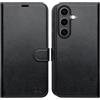 OCASE Custodia Portafoglio per Samsung Galaxy S25 Plus Nero | Cover a Ribalta, Portafoglio in Pelle PU, Blocco RFID, 4 Slot per Carte, Supporto Integrato, Protezione Antishock