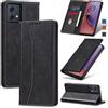 Jasonyu Cover per Motorola Moto G84, Portafoglio PU Pelle, Nero | Flip Libro, Slot Porta Carte, Magnetica, Funzione Supporto, TPU Antiurto Custodia