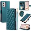 GoodcAcy Cover per Motorola Moto G53/G13/G23 con Cordino, Premium Pelle PU Portafoglio con Supporto Flip Libro Libretto Custodia [Protezione Completa] [Slot per Scheda] [Supporto Stand] - Verde
