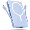 Podoru Power Bank per MagSafe, 10000mAh Magneitco Powerbank per iPhone