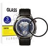 X-Dision [3 Pezzi Pellicola Protettiva Compatibile con Honor Watch 5 Pro,[Resistente ai Graffi][3D Curved Full Cover] Pellicola Protettiva per Honor Watch 5 Pro