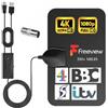 VINDENI Antenna TV Interna Amplificata Potente, HDTV 4K 1080P Antenna TV Portatile