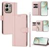 LIAOCY Custodia a Libro Portafoglio per Xiaomi Redmi 17 4G / 5G, Pelle PU con Fibbia Magnetica [9 Scomparti per Carte], Cover Business Antiurto con Supporto, Pink.