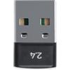 HUYUN Nuovo ricevitore USB Dongle compatibile per Razer Nari Ultimate Wireless Gaming Headset Adapter RC30-0267