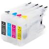 KVMRshn Cartuccia di inchiostro ricaricabile LC1240 LC1280 Compatibile con le stampanti MFC-J280W J425W J430W J435W J5910DW J625DW J6510DW