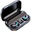 NHQZ 1 Pezzo Cuffie per Dormire,Mini Auricolari Bluetooth Invisibili,Cuffia Bluetooth,Lmpermeabili,Bluetooth Touch Control,Cuffie con Cancellazione del Rumore,Regalo per Un Amico, Nero