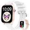 Iaret Smartwatch Donna, 1,83 Smart Watch Orologio Donna Chiamate Assistente Vocale Notifiche Messaggi, Orologio Digitale Fitness Contapassi Cardiofrequenzimetro Pressione Sanguigna SpO2 Sonno, Android iOS