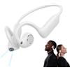 Generic Cuffie Bluetooth AI con fotocamera, auricolari wireless a orecchio aperto, cuffie a conduzione ossea con traduzione AI, auricolare aperto con fotocamera intelligente da 8 MP, auricolari sportivi