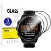 X-Dision [3 Pezzi Pellicola Protettiva Compatibile con Garmin Forerunner 570 47mm,[Resistente ai Graffi][3D Curved Full Cover] Pellicola Protettiva per Garmin Forerunner 570 47mm