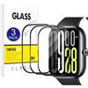 X-Dision [3 Pezzi Pellicola Protettiva Compatibile con Xiaomi Redmi Watch 5,[Resistente ai Graffi][3D Curved Full Cover] Pellicola Protettiva per Xiaomi Redmi Watch 5