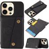 GoodcAcy Custodia a portafoglio per Xiaomi Redmi Note 12 Pro 4G con guscio in pelle, piastra metallica incorporata per montaggio magnetico e 4 tasche porta carte di credito, (Nero)