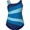 Ulla Popken Donna Costume Intero Blu Scuro 56