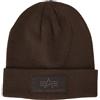 Alpha Industries VLC Beanie Berretto Classico Unisex Hunter Brown