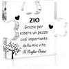 Generico Puzzle in Acrilico Regalo per Zio Compleanno Decorazione Casa da Tavolo