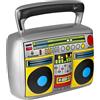 Balinco Ghetto Blaster gonfiabile Oldschool, costume anni '80-'90, radio retrò, costume da festa, costume di carnevale, decorazione, accessorio