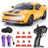 BuzzoXerex RC Drift Car, Mini Macchina Telecomandata Drift, 1/24 4WD Auto Telecomandata con Luce LED, 18km/h, Auto Giocattolo per Adulti e Bambini di Età Superiore agli 6 Anni (Y)