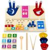 VingaHouse Giocattolo Montessori Educativo per Bambini 2 3 4, Giochi Montessori 3 Anni