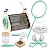 VingaHouse Kit di Esplorazione per Bambini, Kit Esploratore Giocattolo d'avventura | 8PCS Set da Esplorazione con Acchiappa-insetti, Bussola e Lente d'ingrandimento per Campeggio, Regalo per Bambini 3 4 5 6 7 8