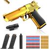 GOUYENG Pistola Giocattolo,Giocattolo Pistole,Blaster in Schiuma,Pistole Giocattolos di Schiuma Blaster a Proiettile Morbido,Soft Bullet Toy Gun,Regali di Compleanno per 14+