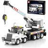 Mould King City 24092 Blocchi di costruzione della gru meccanica versione statica blocchi di costruzione gru morsetto camion camion gru cantiere giocattolo regalo per bambini da 8 anni (670 pezzi)