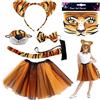 AUNGCSHE Costume Set, Animali Cosplay Costume Bambini, Gonna Tutù, Costume per Bambini Halloween Carnevale Cosplay Party Spettacolo Scolastico