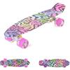 Byox, Kids Skateboard Stars 22 Pollici LED, Ruote 85A PU, ABEC 7, Fino a 85 kg, colorazione:Rosa