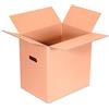 Only Boxes Confezione da 10 scatole per traslochi | Scatole per spostamento e stoccaggio con manico | Scatole ultra forzate | Misure 48 x 28 x 28 | 10 pezzi