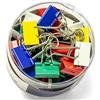 Officemate Clip per raccoglitore, colori assortiti, 36 clip per vaschetta (31028)