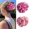 XFSRG 2 Pezzi Fermaglio Capelli Fiore Mollettone a Forma di Fiore Hawaiano Mollette Fiori per Hawaii Fermagli per Hawaiani Plumeria Accessori Capelli Donna Ragazza (A)