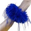 TERNCOEW Polsini per capelli piumati Accessori in tessuto traspirante per le donne Scrunchies leggeri per lo styling quotidiano Partito Abbellimento della piuma