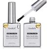 Goolich 2 pezzi 8 in 1 Nail Glue Gel, 15 ML - Gel UV senza HEMA e TPO per punte in acrilico e unghie press-on trasparenti, colla per extension a lunga tenuta, base coat, blooming art