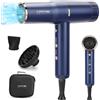 PARWIN PRO BEAUTY Asciugacapelli Professionale Da Salone ad Asciugatura Rapida Agli Ioni, Phon Con Motore Brushless A Bassa Rumorosità Da 110.000 RPM, Phon Da Viaggio | Microfiltro Innovativo | Display a LED