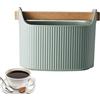 Jubepk Box, per caffè espresso, Pattumiera per caffè espresso | Contenitore rimovibile, Pattumiera antiscivolo, Dump per fondi di caffè, Batti per caffè espresso, Supporto per macinato,