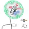 Generic Ventola USB con orologio in tempo reale e funzione di visualizzazione della temperatura, ventilatore USB per computer, gadget da scrivania, regali tecnici per uomini