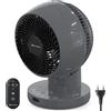 MYCARBON Ventilatore da Tavolo 20dB OSC(30°, 60° e 90°), Motore DC, 20W