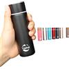 YUEHAI Borraccia in Acciaio Inox, Mini Fiasca da 150ML, Fiasca Sotto Vuoto per Caffè, Fiaschette di Piccola Capacità, Portatile, per Viaggi, Borraccia Termica per Bevande (Nero Opaco)