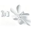 TIANHENGMart Ventilatore portatile da soffitto USB, 6 pale, silenzioso, con telecomando, 4 velocità del vento, ventola di raffreddamento alimentata tramite USB, per campeggio, dormitori e gazebo con cavo di