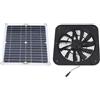 Xujuika Ventola a energia solare, raffreddamento a energia solare, resistente alle intemperie, 100 W12 V, refrigeratore per esterni, condizionatori d'aria alimentati per cucine, soffitta