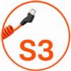 Miops Cavo di collegamento per fotocamera, arancione Sony S3 arancione"