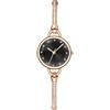 JewelryWe Orologio da Polso Rigido da Donna: Bracciale Orologio con Zircone Senza Numero Orologio Piccolo Colorato Idee Regalo da Ragazze