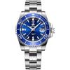 ADDIESDIVE Orologio subacqueo automatico da uomo NH35A/8215 Movimento Cristallo Zaffiro Lunetta Girevole Luminoso 200 M Impermeabile Facile da Leggere con Numeri Grandi Orologio Subacqueo da Uomo