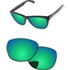 PapaViva Lenti di ricambio per occhiali da sole Oakley Frogskin OO9013 55 mm, Verde smeraldo, Frogskin