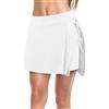 MK MATT KEELY Donna Gonna da Nuoto con Slip Interno Elegante Ruched Costumi da Bagno Pantaloncini Bikini Costume Intero