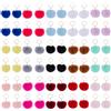FINGERINSPIRE 60 Pz Portachiavi con Palla di Pelliccia 15 Colori 8.45cm Portachiavi Soffici in Poliestere Resistenti per Progetti di Artigianato per Adulti e Decorazione Chiavi, Zaini, Borse