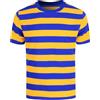 COSAVOROCK T-Shirt Uomo a Righe in Cotone a Manica Corta Girocollo